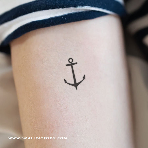 Minimal Anchor Temporary Tattoo - Simply Inked